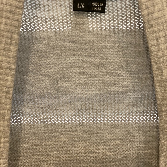 Theory Women’s Heathered Nickel Giana B Cardigan in Size Large - Picture 4 of 6